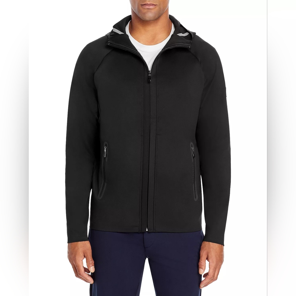 Hugo Boss zip up sweatshirt, black